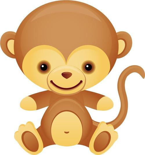 猴子头像hi卡通图片