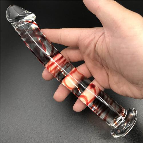 zcz情趣水晶玻璃棒自慰棒后庭塞261