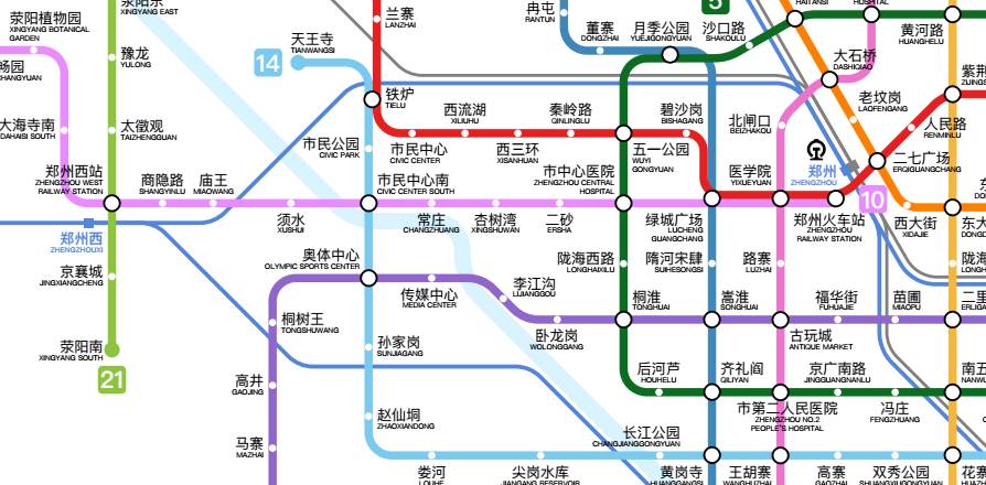 地铁10号线大概路线图▼