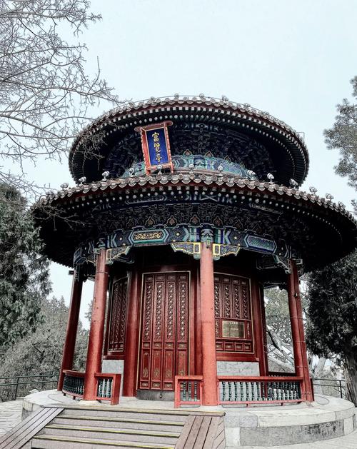 来景山公园万春亭观故宫,别有一番滋味