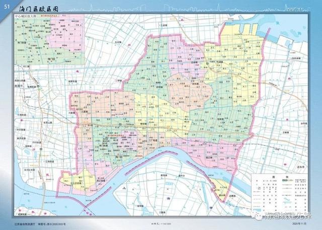 收藏南通市三区行政区域图