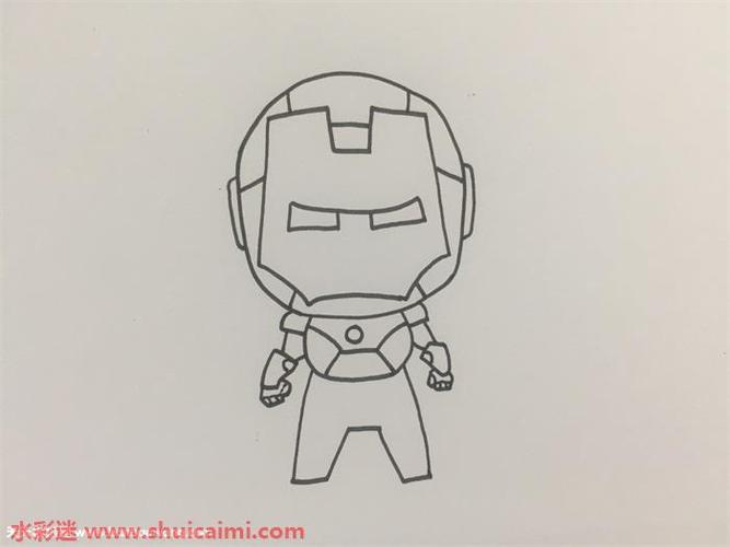 钢铁侠全身怎么画钢铁侠全身简笔画步骤图