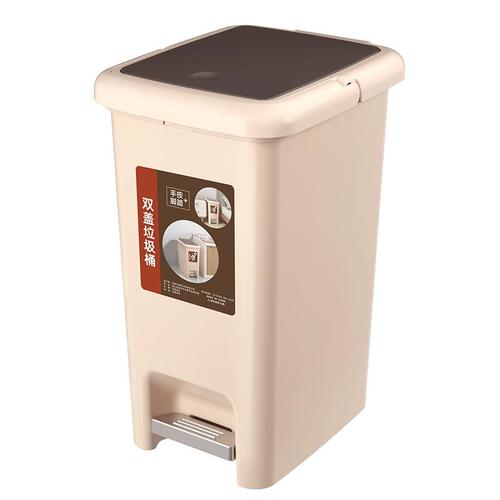 有盖大容量客厅卧室脚踏式轻奢纸篓高颜值垃圾桶,家里一定要用这种,摆