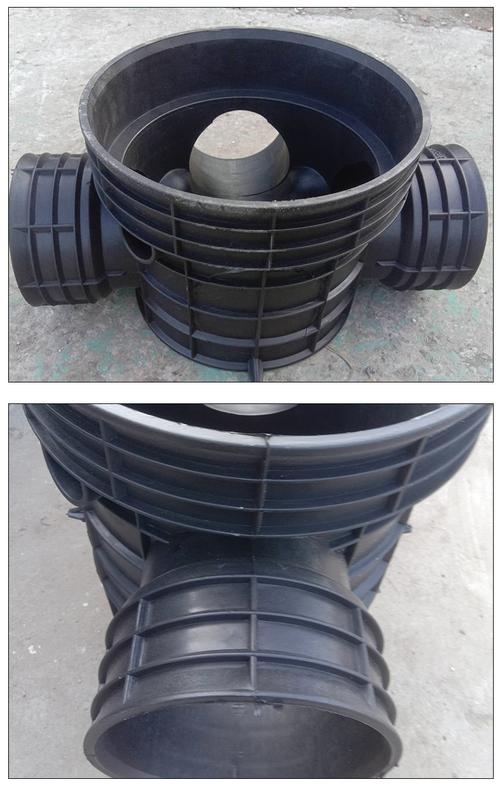 厂家直供沉泥塑料污水检查井 排水井雨水直通井一体成品检查井