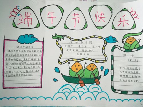 浓情端午——三年级手抄报