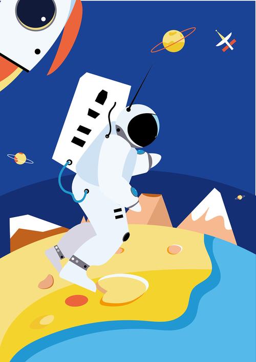 宇宙|插画|创作习作|吖梦 - 临摹作品 - 站酷 (zcool)