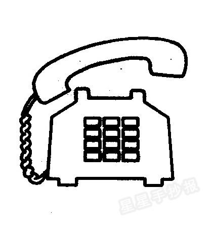 电话简笔画