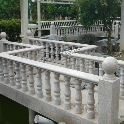 石材花瓶柱护栏效果图阳台石栏杆图片