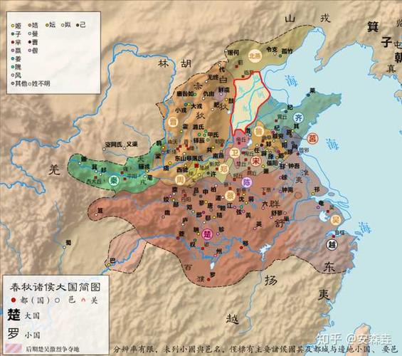 我们先来上一张春秋时期的地图—— 我们可以在此图上,把目光移向东边