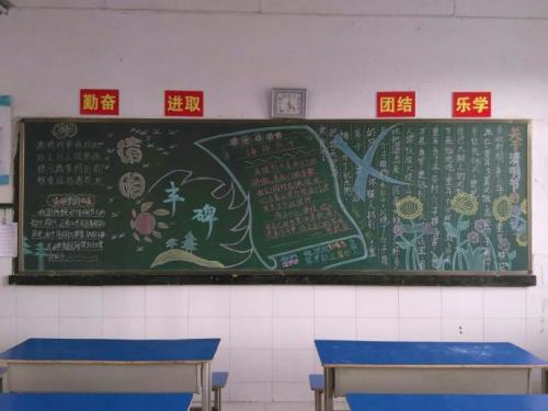 五年级下册第二期黑板报 五年级黑板报图片素材