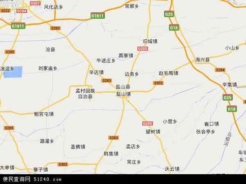中国 河北省 沧州市 盐山县本站收录有:2020盐山县卫星地图高清版