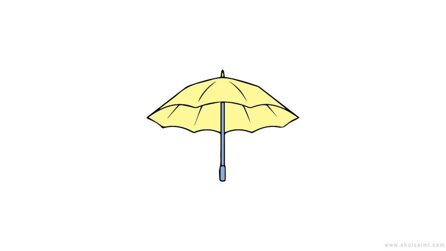 雨伞简笔画怎么画雨伞简笔画简单又好看