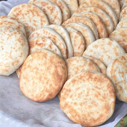 河南禹州农家特产咸味火烧烧饼正宗炭火手工制作白吉馍肉夹馍15个