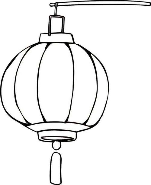 灯笼简笔画:"打着灯笼没处找"的意思
