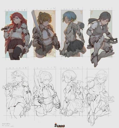 台湾画师 krenz cushart 作品欣赏大神们呀cg帮美术资源网