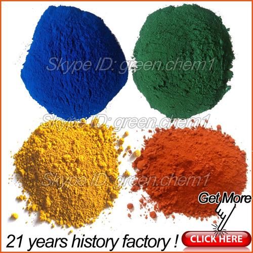 pigment fine powdered iron oxide red/yellow/black