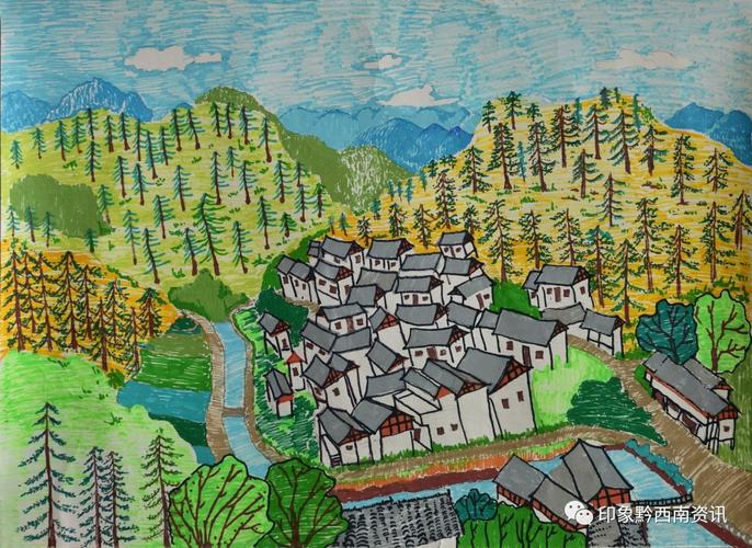 网络展‖黔西南州"童心向党"书法,绘画获奖作品网络展