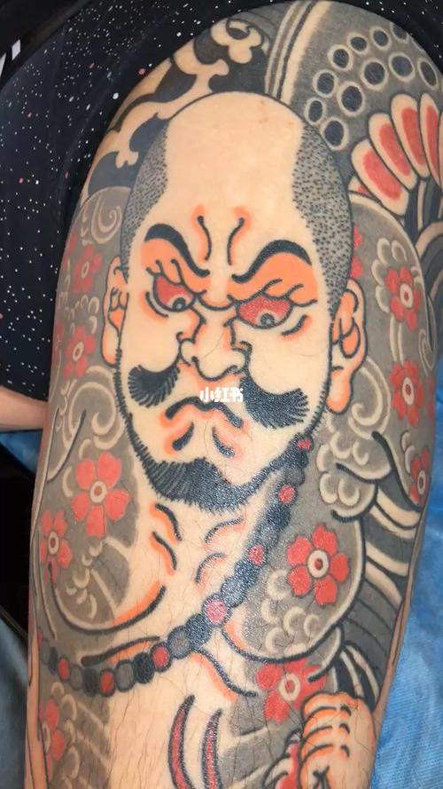 日本傳統纹身花和尚_纹身_日本_我的纹身分享_美妆