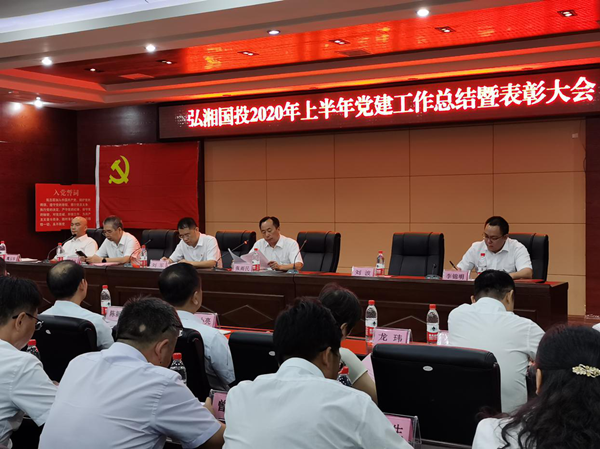 "新弘湘 新征程"2020年上半年党建工作会议圆满召开