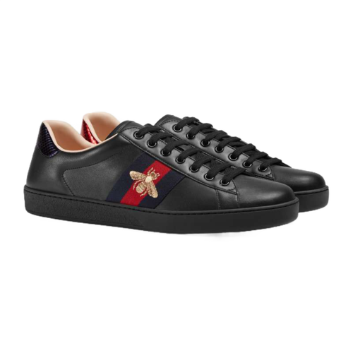 gucci古驰小白鞋男鞋ace小蜜蜂休闲板鞋运动鞋429446代购 a38g0 6459