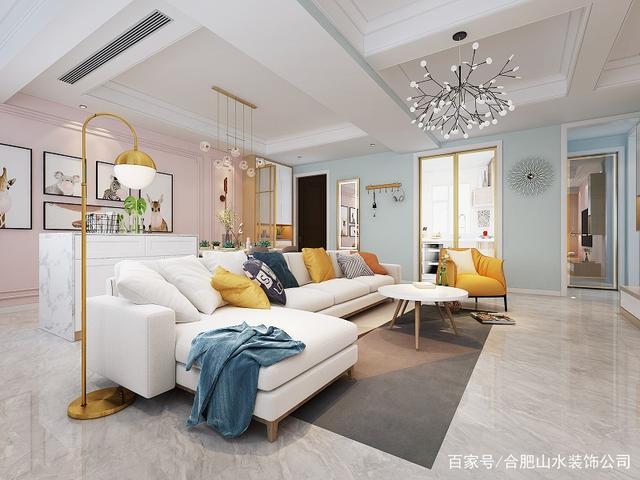200㎡复式楼装修效果图-北欧风格装修设计