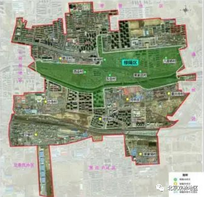 北京朝阳管庄乡农民回迁房位置规划图一览