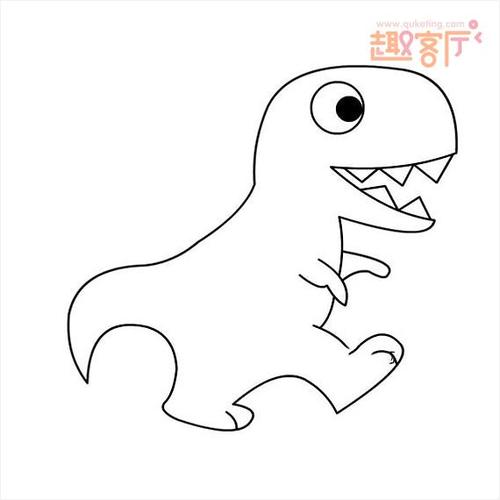 恐龙简笔画大全儿童画画恐龙简单绘画