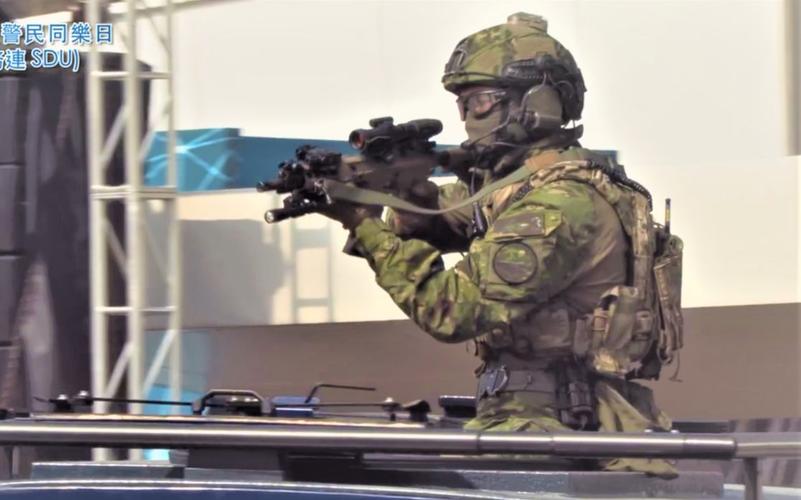 香港警队175周年大汇演联合反恐演习特别任务连sdu飞虎队