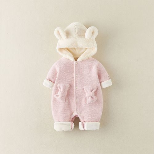 初生婴儿3秋冬装连体衣春秋季爬服新生儿6满月男女宝宝衣服12冬季