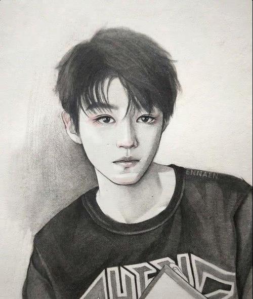 最近画自己爱豆火了,认出了千玺,王俊凯,却在看到鹿晗