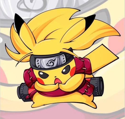 当历届火影遇到皮卡丘,柱间诠释霸气,二代也有发福的