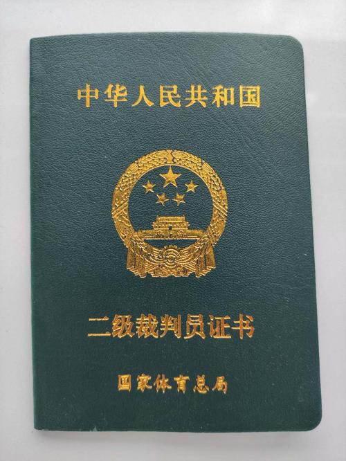 裁判员技术等级认证(二级)