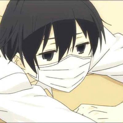 qq戴口罩的动漫头像男生