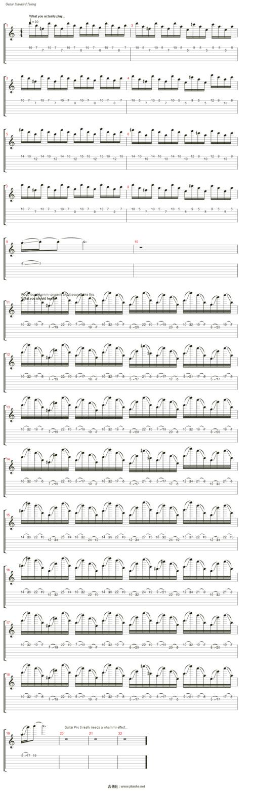 searching吉他谱(track 1)_joe satriani