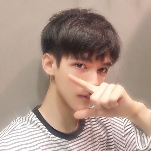 假发男韩版帅气短发逼真假发蓬松网红全头套男士学生