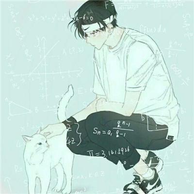 2017带数字公式的动漫情侣头像公式情侣动漫头像一男一女 腾牛个性网
