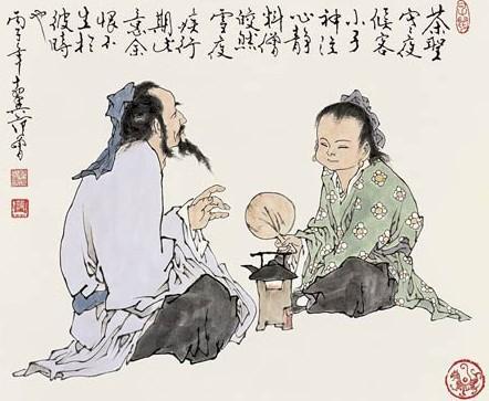 【陆羽与信阳毛尖】; 陆羽煮茶; 陆羽