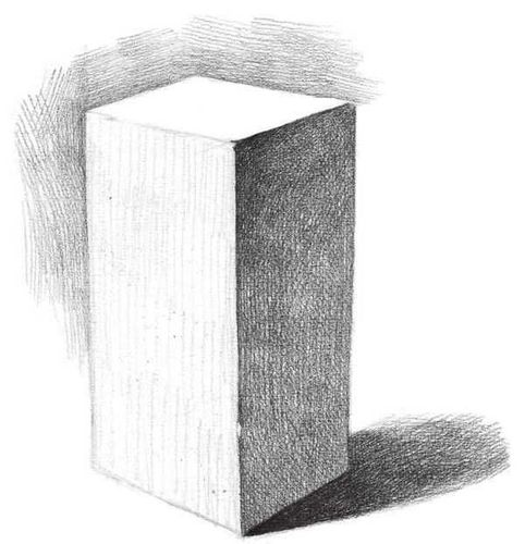 零基础素描教程:分步骤讲解长方体素描画法,简单易学,快学习
