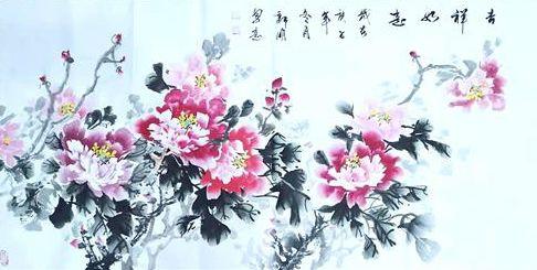 写尽牡丹富贵之气韵记实力派画家王新明