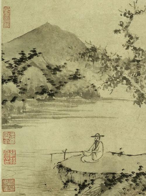 明·沈周《垂钓图》|仇英|唐寅|画家|黄公望_网易订阅
