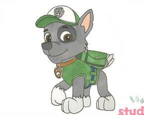 汪汪队路马简笔画汪汪队路马简笔画教程