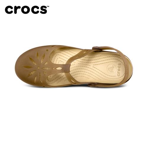 202455 夏季洞洞鞋平底鞋厚底沙滩女鞋 卡骆驰凉鞋女 crocs