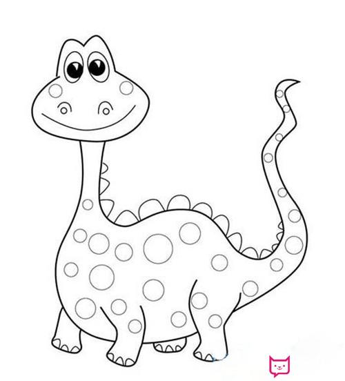 简单的儿童简笔画大全恐龙简笔画