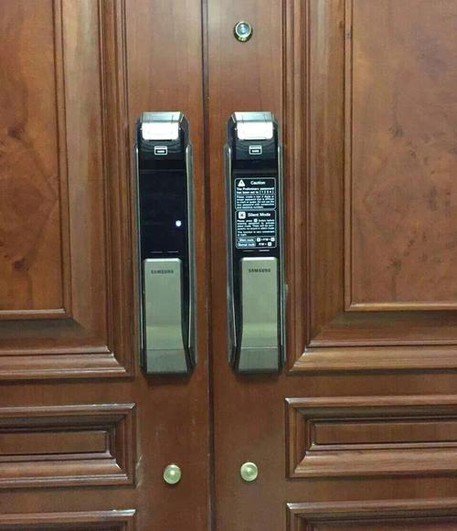 三星指纹锁shs-p718(标配版) 双开门