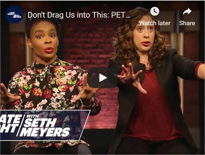 late night writers amber ruffin and jenny hagel take a moment