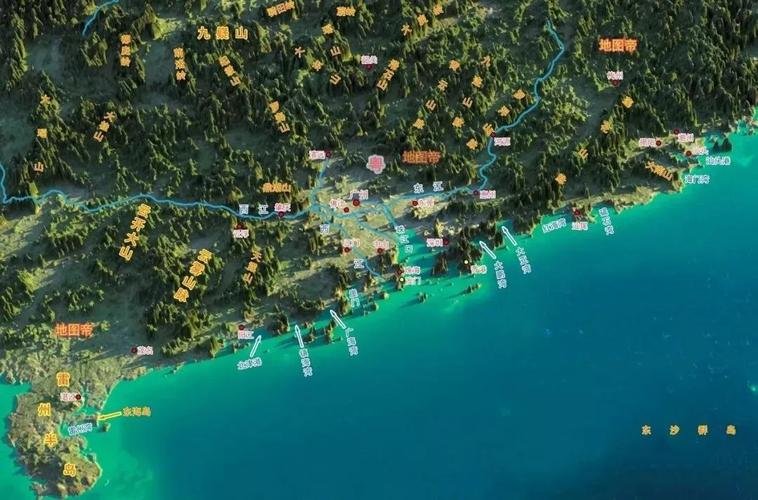 22张地形图,快速了解广东各地级市