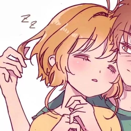 情侣头像 百变小樱魔术卡 木之本樱&李小狼(王小明)