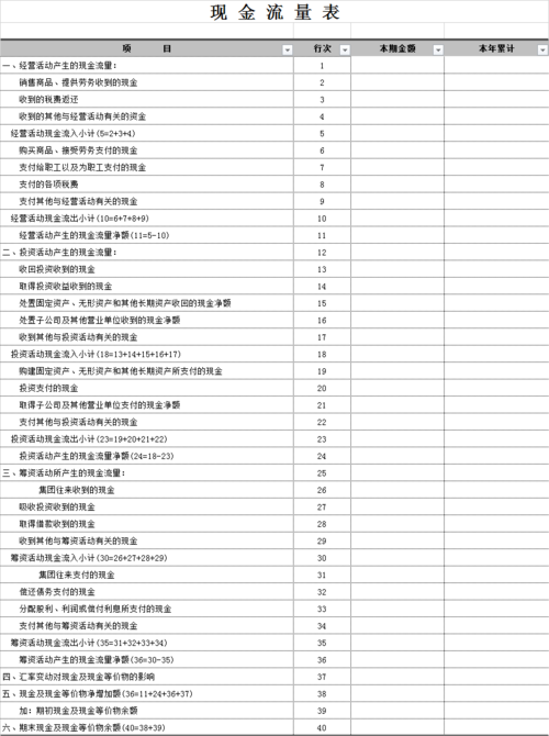 老师请问现金流量表网上报表在哪添加 税务局网站上没找到添加的位置
