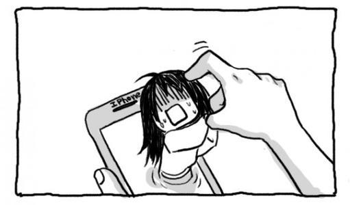 贞子可爱简笔画