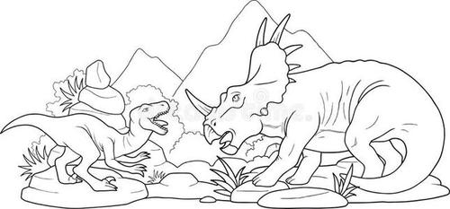 儿童简笔画恐龙和介绍